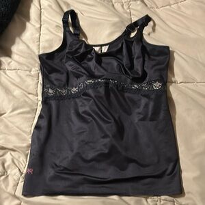 Ruby Ribbon Black lace shapeware camisole excellent condition size 44.